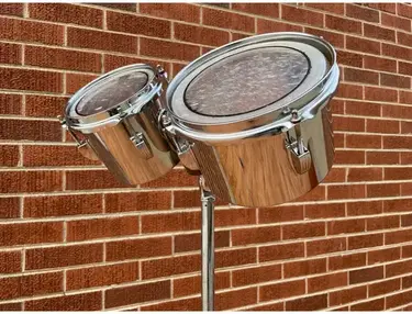 Ludwig Stainless Steel Concert Toms 1970s