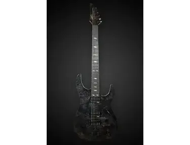 Legator Ninja 6 String Super Shred Series Electric Guitar Blue Burl