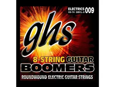 GHS Boomer 8 String Custom Light Electric Guitar Set (9-74)