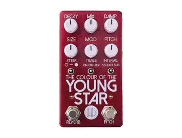 Discomfort Designs The Colour of the Young Star Stereo Ambient Reverb Pedal