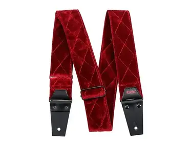 Coffin Case The Count Velvet Guitar Strap