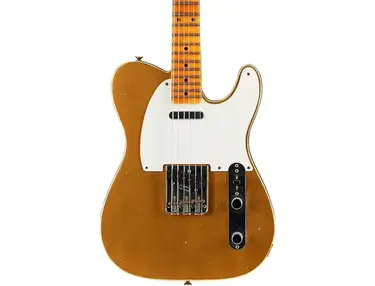 Fender Custom Shop '58 Telecaster Journeyman Relic Electric Guitar Aged HLE Gold