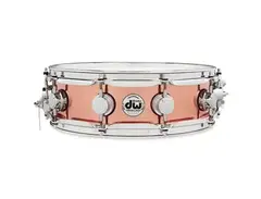 DW Collectors Series Polished Copper Piccolo Snare Drum 14x4