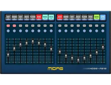 Midas HD96-FB16 HD AIR Fader Bay