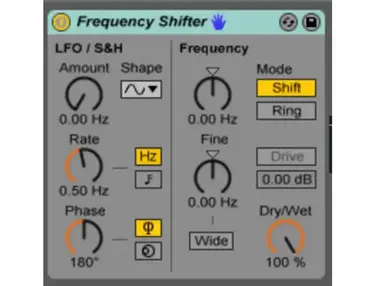 Ableton Frequency Shifter