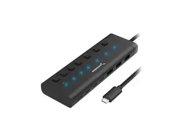 Sabrent 7-Port USB-C 48W Powered Hub