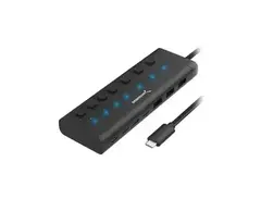 Sabrent 7-Port USB-C 48W Powered Hub main image