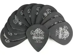 Dunlop Tortex Jazz III XL Guitar Picks - 1.35mm Black (12-pack)
