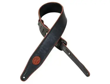 Levy's MSS17 2 1/2-inch Wide Garment Leather Guitar Strap