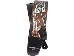 D'Addario Alchemy Leather Guitar Strap, Cryptorosa Multi-Colored 2.5 in. main image