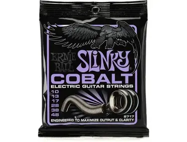 Ernie Ball 2717 Ultra Slinky Cobalt Electric Guitar Strings - .010-.048