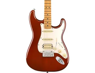 Fender Player II Stratocaster HSS Chambered Mahogany Body Maple Fingerboard Electric Guitar Transparent Mocha Burst