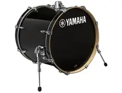 Yamaha Stage Custom Birch Bass Drum 22 x 17 in. Raven Black main image