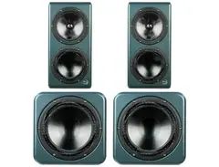 Ex Machina Soundworks Terra Powered Studio Monitor Pair with Passive Subwoofers main image