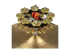 Rhythm Tech Double Hat Trick G2 Hi-Hat Tambourine 6 in. Brass main image