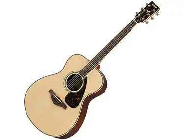Yamaha FS830 Solid Spruce Top Concert Acoustic Guitar Natural