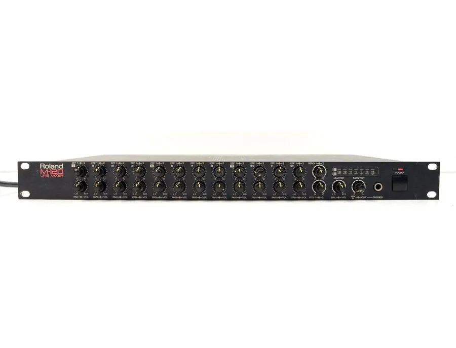 Roland M-120/ ラインミキサー【ジャンク扱い】 中古】Roland M-120 ラインミキサー - 神奈川県の中古楽器店 パプリカ