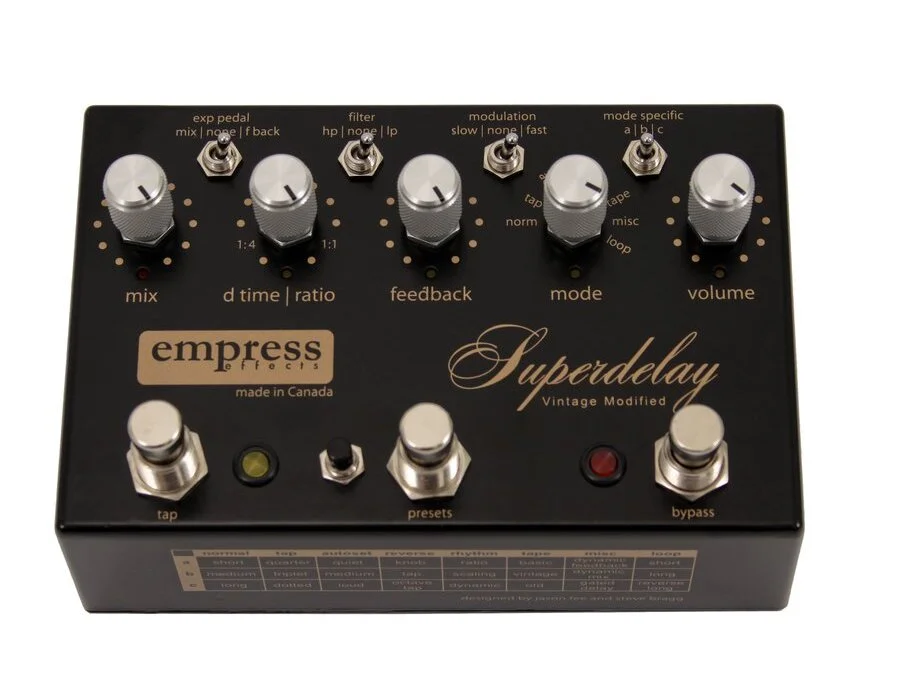 Empress Superdelay Digital Delay Pedal - What To Know & Where To Empress Superdelay Digital Delay Pedal - What To Know & Where To