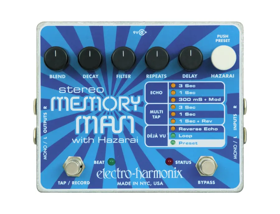 Electro-Harmonix Stereo Memory Man with Hazarai - What To Know Electro-Harmonix Stereo Memory Man with Hazarai - What To Know