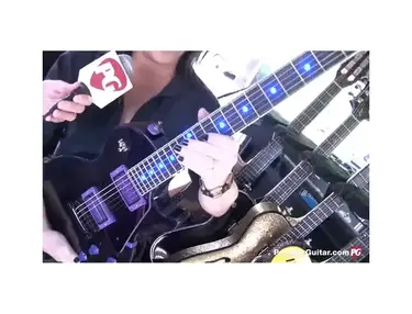 Steve Stevens' Gibson Les Paul Custom w/ LED Inlays