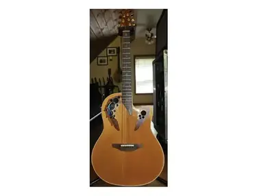 1988 Ovation Elite 6 string - Natural