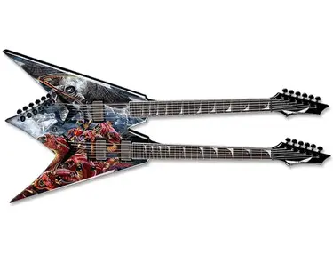 Dean Guitars V Dave Mustaine Double Neck Diadem w/c