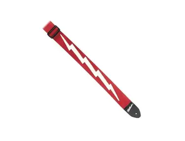Gibson 2" Ferrari Red Nylon Lightning Bolt Guitar Strap