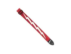 Gibson 2" Ferrari Red Nylon Lightning Bolt Guitar Strap