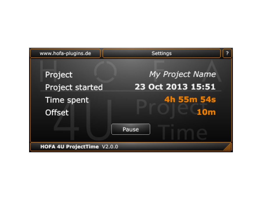 HOFA Project Time (Free VST, AU Plugin) | Equipboard®