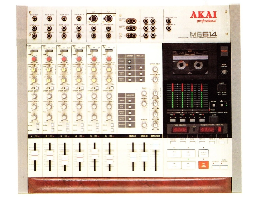 Akai MG 614 Mixer / 4 Track Recorder - What To Know & Where Akai MG 614 Mixer / 4 Track Recorder - What To Know & Where