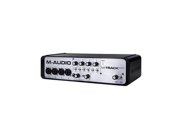 M-Audio M-Track Quad 4 Channel Audio Plus USB MIDI Interface