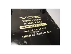 wah wah vox v846 1968 made in italy