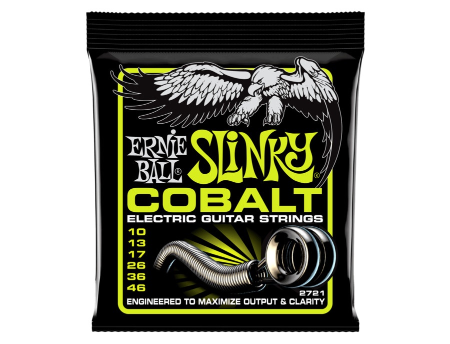 Ernie Ball Regular Slinky Cobalt Guitar Strings 10 46 ranked