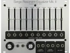 Serge Modular Resonant EQ Mk II is a newer version of Serge Modular Resonant EQ