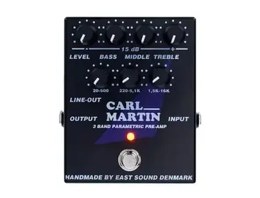 Carl Martin 3 Band Parametric Pre-Amp