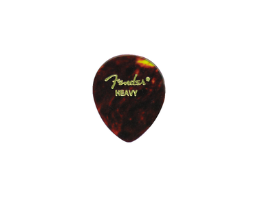 Fender 347 Heavy Teardrop Picks - Tortoiseshell