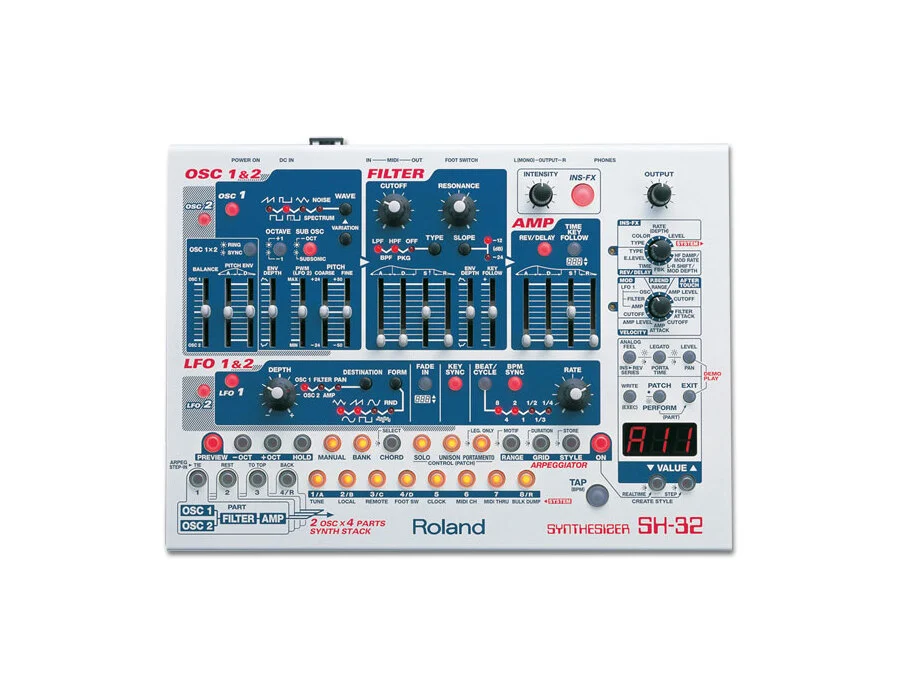 Roland SH-32 - What To Know & Where To Buy | Equipboard Roland SH-32 - What To Know & Where To Buy | Equipboard