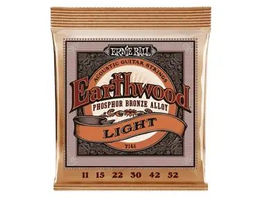 Ernie Ball Earthwood Phospher Bronze Acoustic Guitar Strings (11-52)