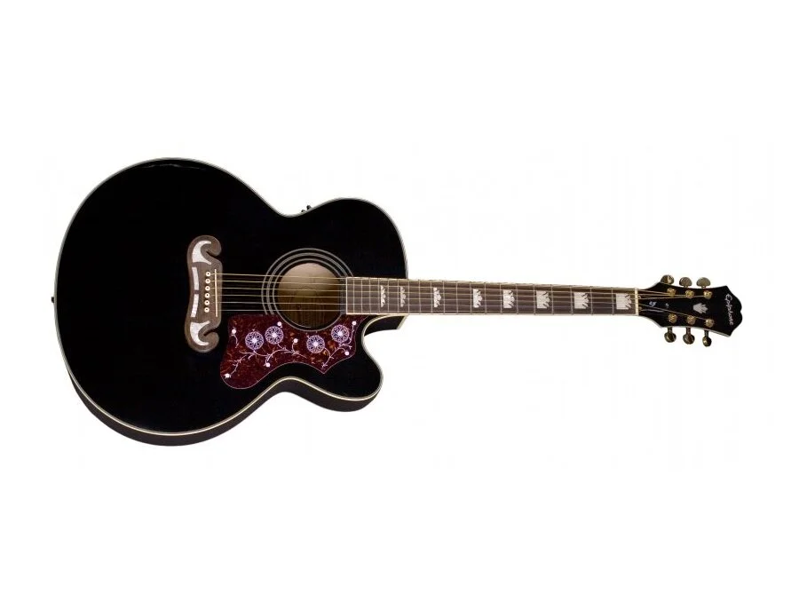Epiphone EJ-200SCE/ BK - What To Know & Where To Buy | Equipboard Epiphone EJ-200SCE/ BK - What To Know & Where To Buy | Equipboard