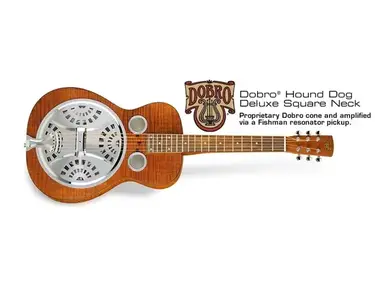 Dobro Hound Dog Deluxe Squareneck