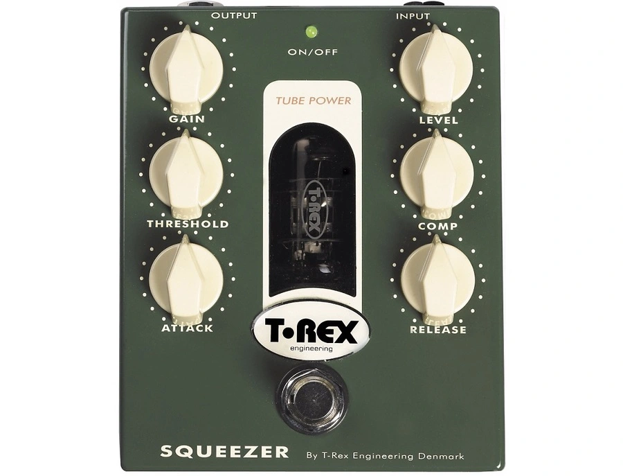 【希少品】T-Rex Squeezer Compressor T-Rex Engineering Squeezer Tube-Driven Bass Compressor Pedal