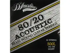 D'Angelico 80/20 Brass Strings