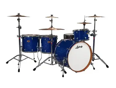 Ludwig Centennial Moto Shell set blue sparkle
