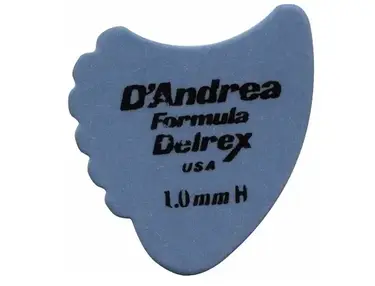 D'Andrea 390 Sharkfin Delrex Delrin Guitar Picks 1.0MM