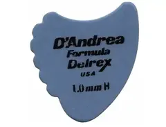 D'Andrea 390 Sharkfin Delrex Delrin Guitar Picks 1.0MM