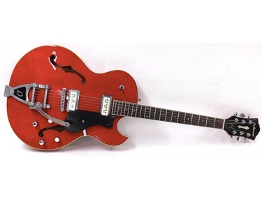 Harmony Jupiter Thinline Semi-Hollowbody Electric Guitar Cherry