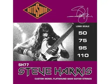 Rotosound Steve Harris SH77 Signature Flatwound Bass Strings (50-110)
