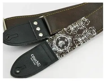 Couch Black Byloos Victorian Guitar Strap