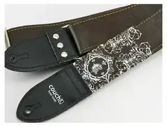 Couch Black Byloos Victorian Guitar Strap