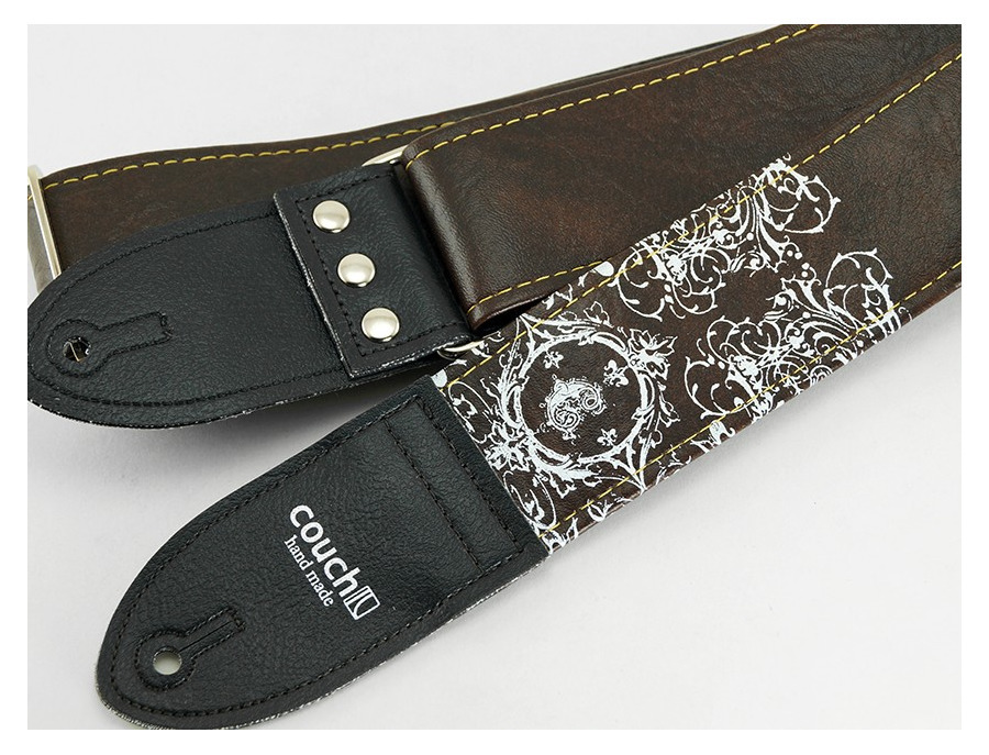 Brian May's Couch Black Byloos Victorian Guitar Strap Equipboard®